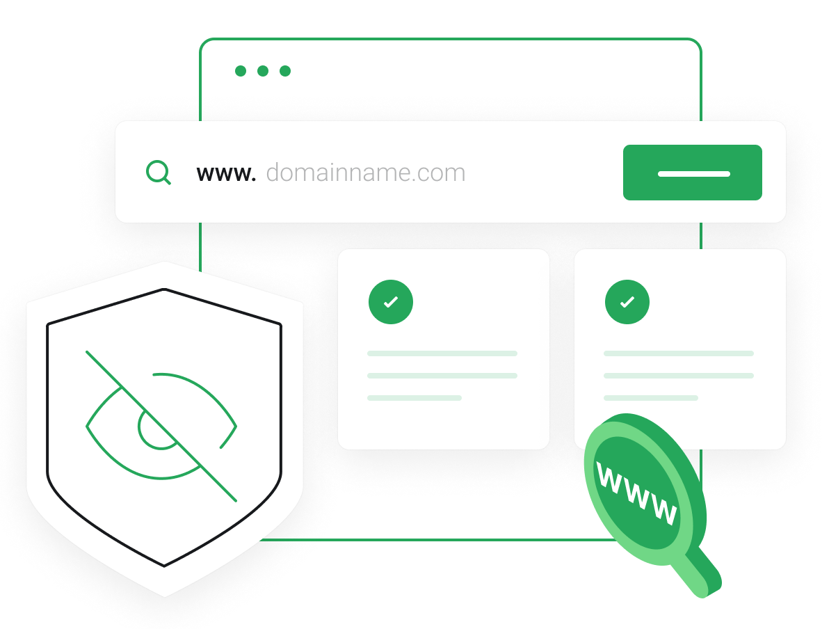 Domain Names - Free private domain registration