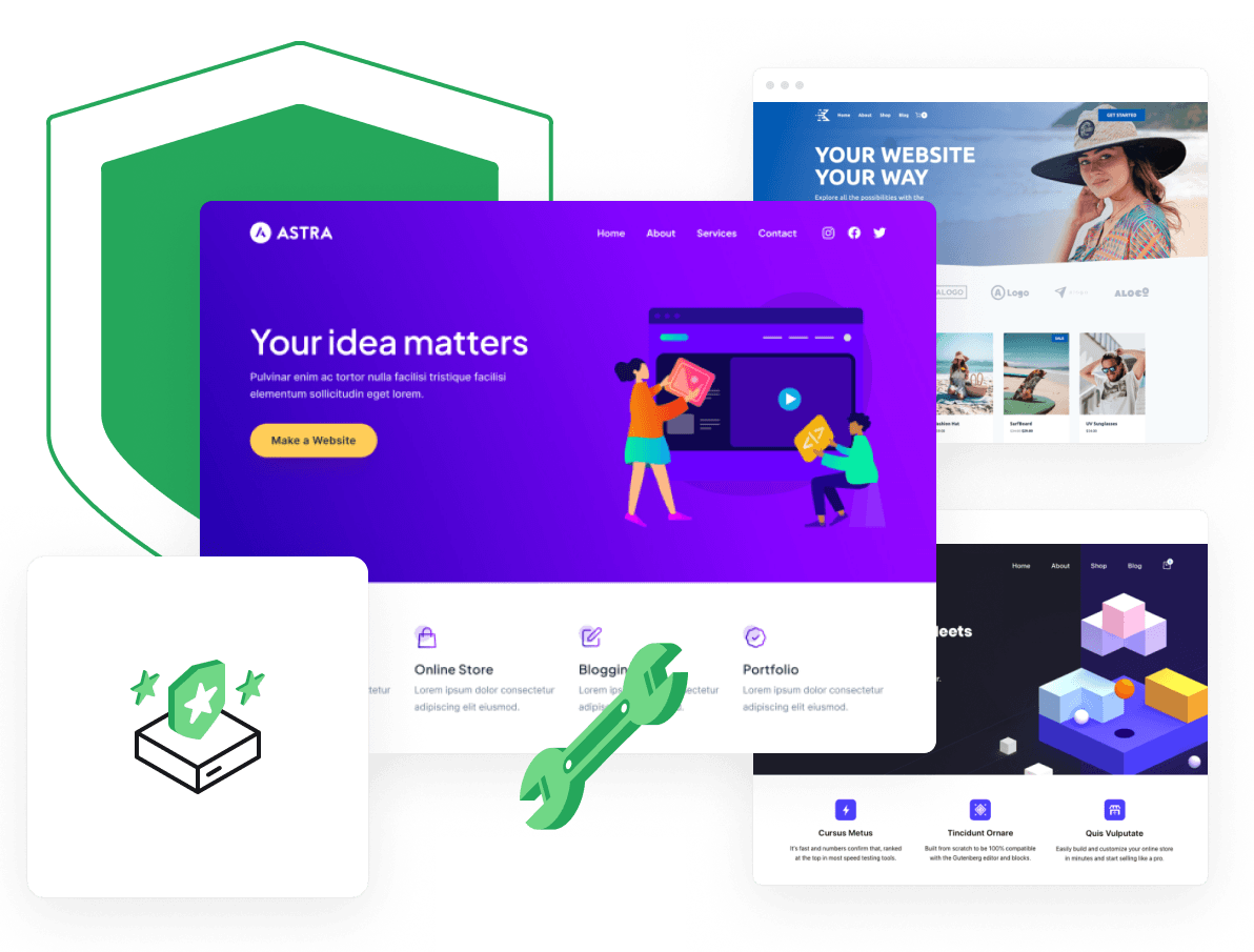 Website Security - Provides comprehensive website security