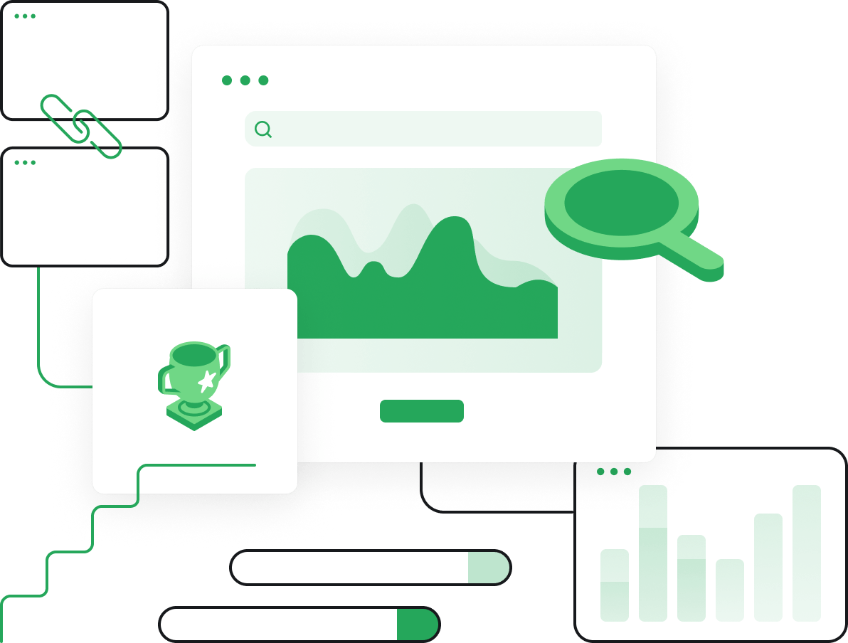 SEO Tools - Put your SEO plan into action and get a monthly progress report