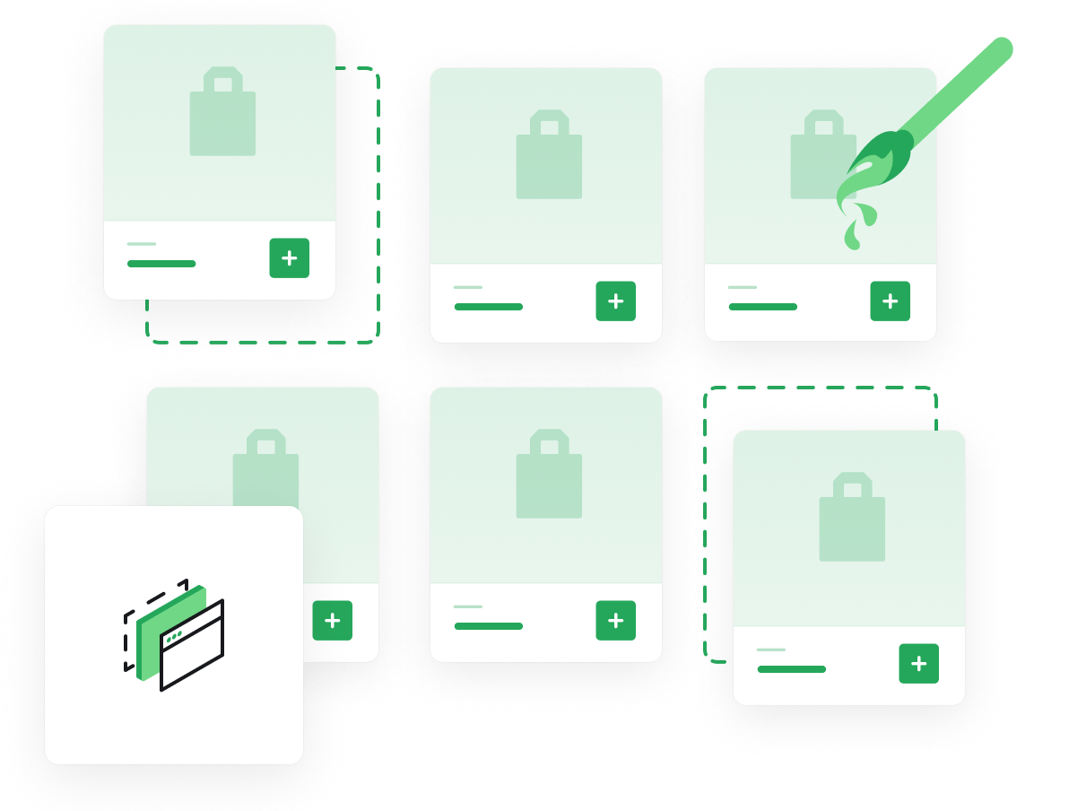 Site Builder -  Creating an impressive online store is effortless