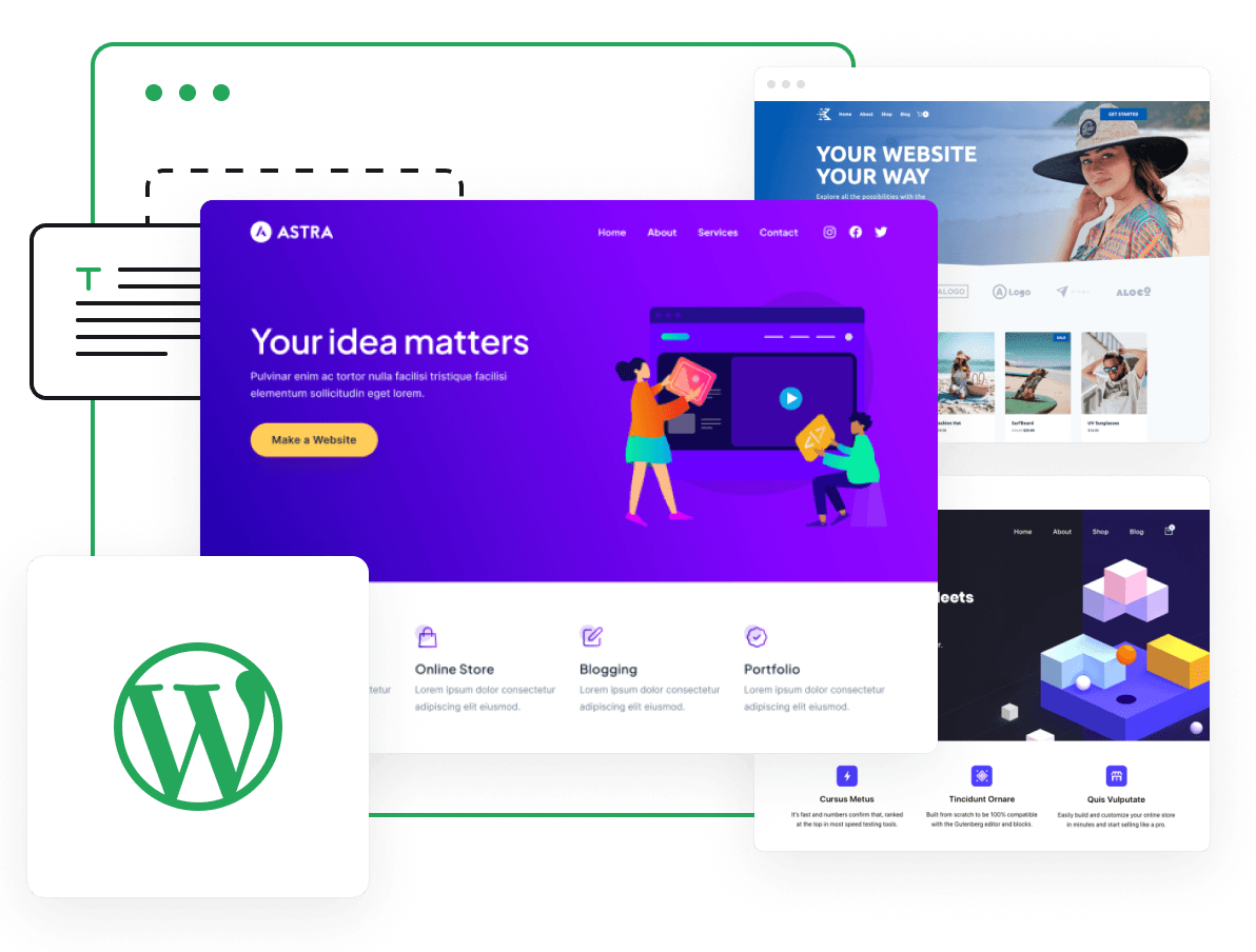 WordPress Hosting - Over 10,000+ WordPress themes